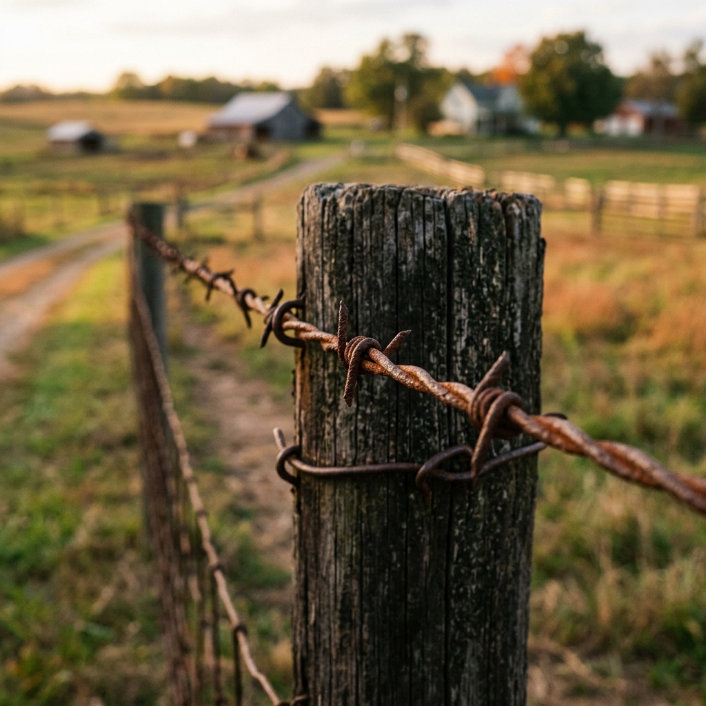 Barbed Wire Fence