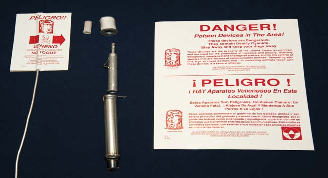 M-44 Device Warning Sign
